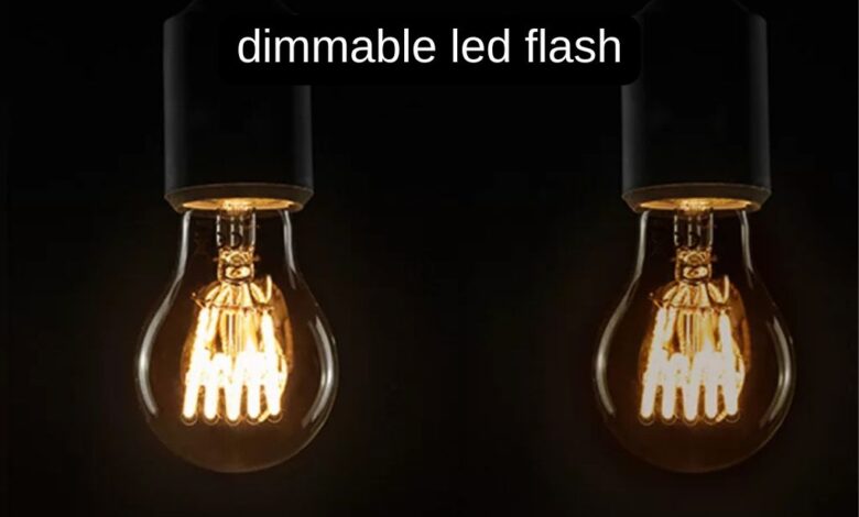 dimmable led flash