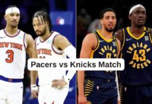 Pacers vs Knicks Match